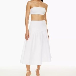 Aritzia Chandelier Poplin skirt NWT size 4